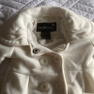 Kids white/cream jacket coat